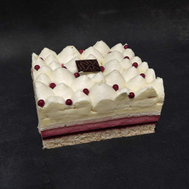 Entremet Yuzu Framboise