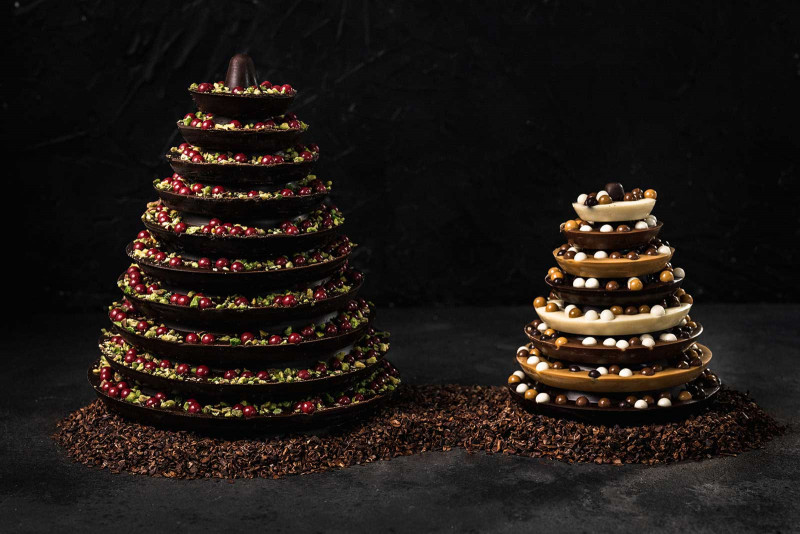 Sapin de Noël en chocolat Au Régal Breton, artisan Auray 56